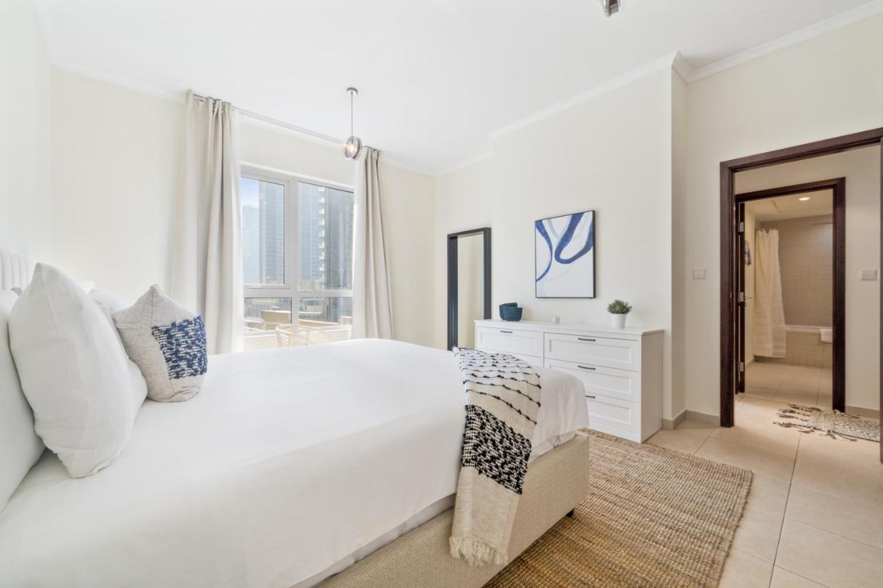 Stylish Apartment With Partial Burj Khalifa View Dubaj Exteriér fotografie
