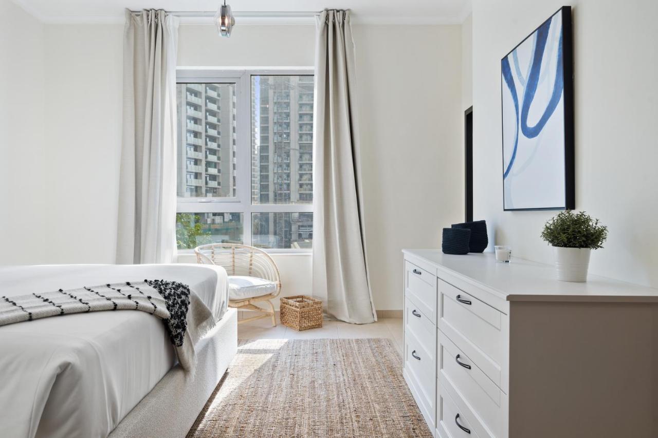 Stylish Apartment With Partial Burj Khalifa View Dubaj Exteriér fotografie