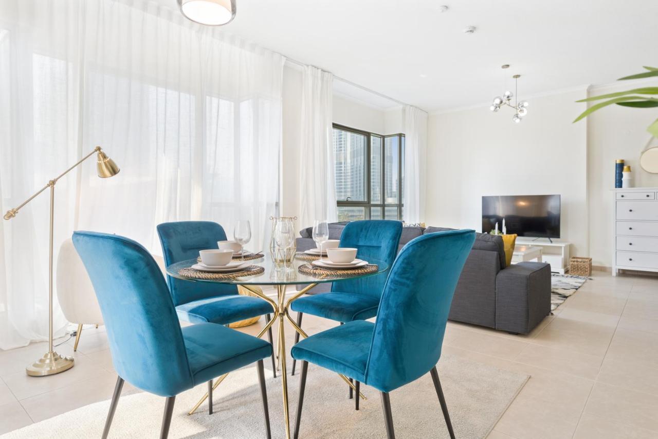Stylish Apartment With Partial Burj Khalifa View Dubaj Exteriér fotografie