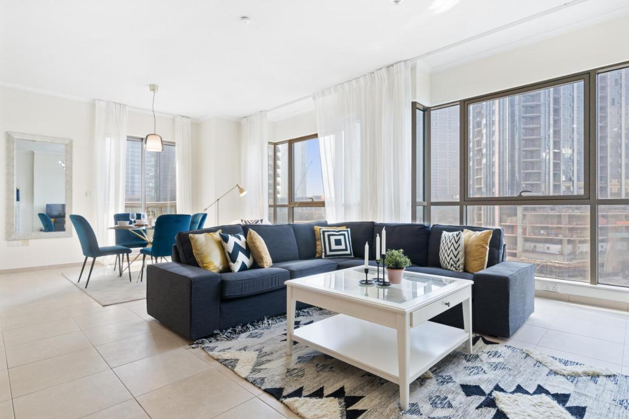 Stylish Apartment With Partial Burj Khalifa View Dubaj Exteriér fotografie