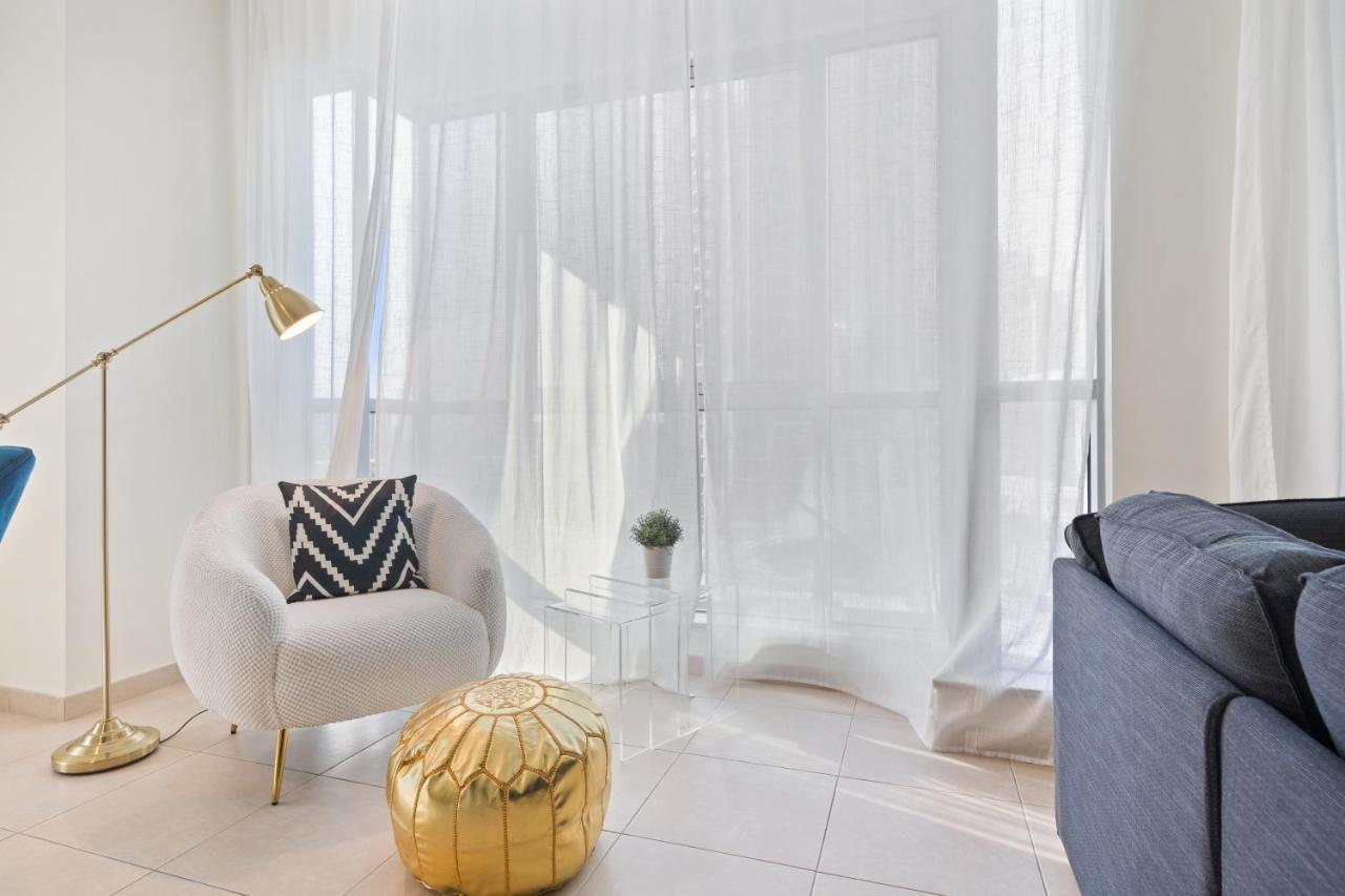 Stylish Apartment With Partial Burj Khalifa View Dubaj Exteriér fotografie