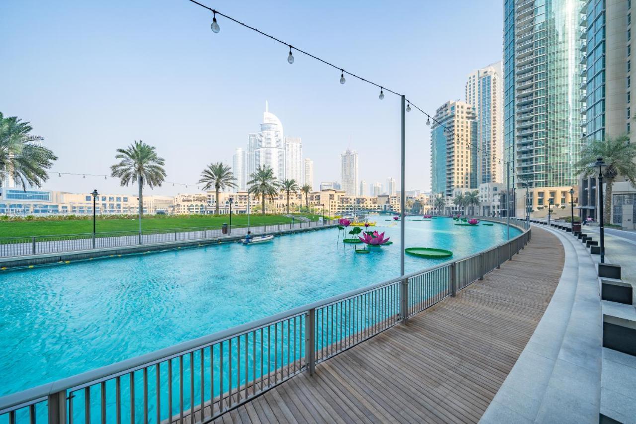 Stylish Apartment With Partial Burj Khalifa View Dubaj Exteriér fotografie